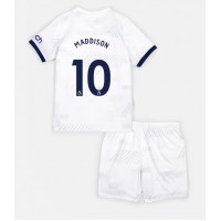 Tottenham Hotspur James Maddison #10 Koti Peliasu Lasten 2023-24 Lyhythihainen (+ Lyhyet housut)